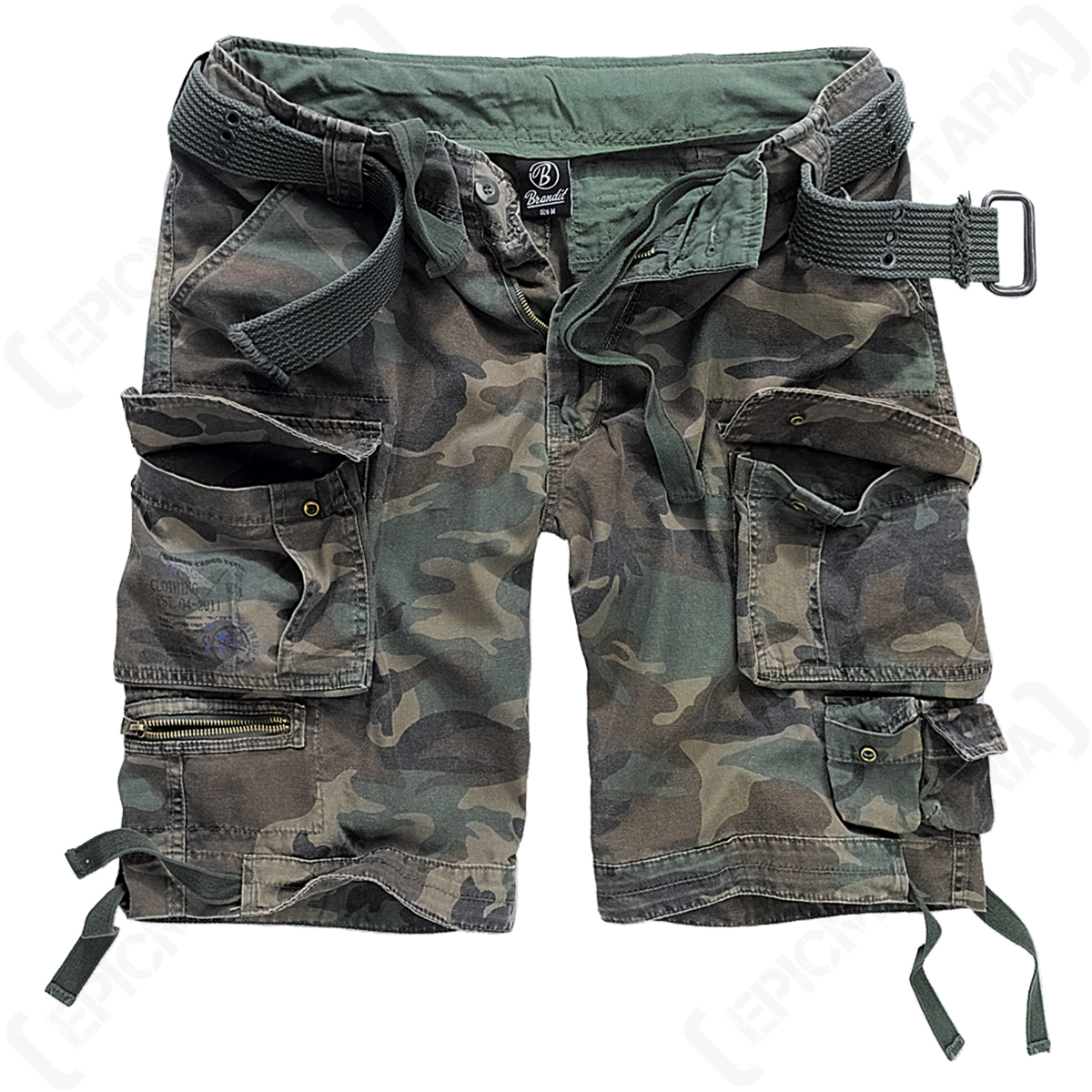 Brandit Savage Cargo Shorts - Woodland - Epic Militaria