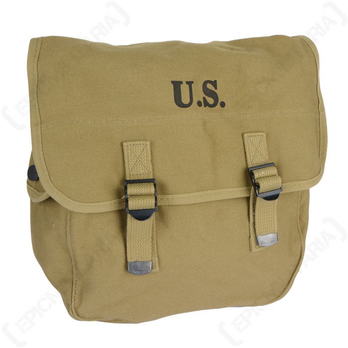US M1936 Musette Bag and Strap - Khaki - Epic Militaria