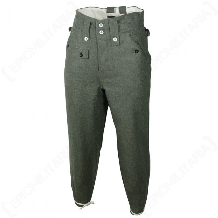 Vintage Swedish Military Long Johns with Metal Button Fly