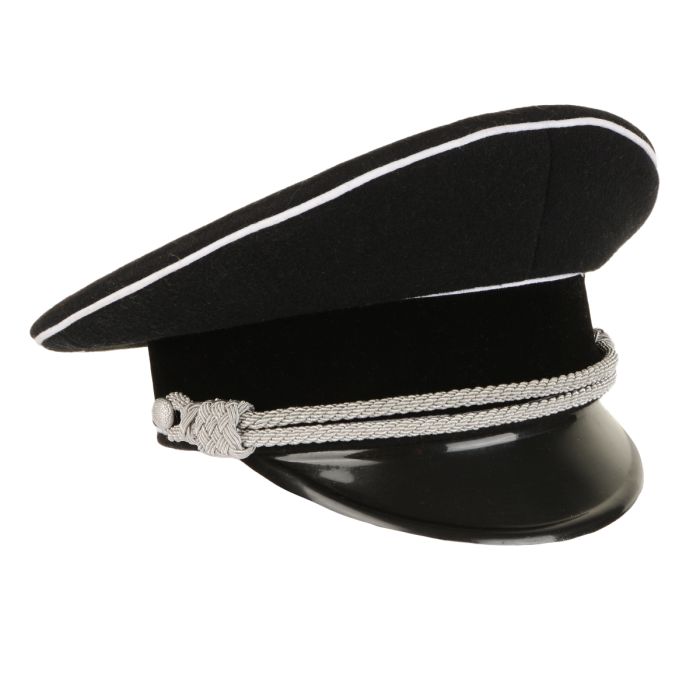 German Allgemeine Officer Visor Cap - Cotton Piping - Without Insignia ...