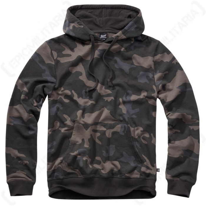 Brandit Hooded Sweat Shirt - Dark Camo - Epic Militaria