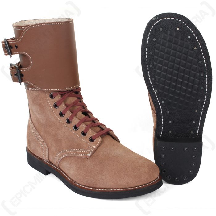 french double buckle boots