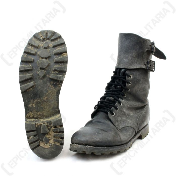 Original French Army Black Ranger Boots Epic Militaria