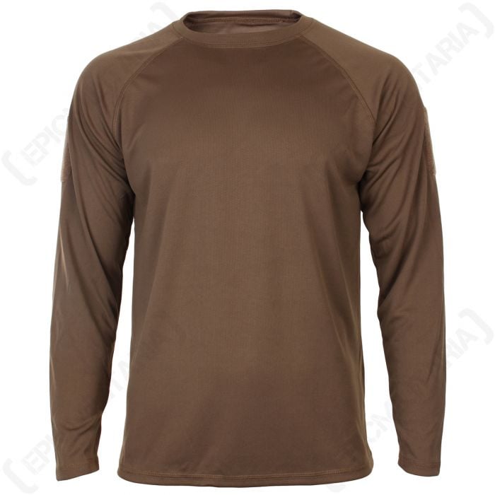 Quickdry Long-sleeve T-shirt - Dark Coyote - Epic Militaria