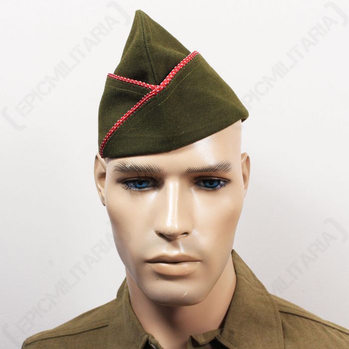 red garrison cap