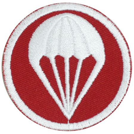 WW2 US Artillery Paratroopers Garrison Cap Badge - Red - Epic Militaria