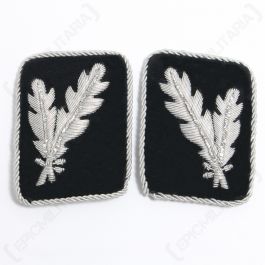 Waffen-SS Oberfuhrer Collar Tabs - Epic Militaria