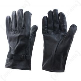 Original Belgian Army Leather Gloves - Epic Militaria