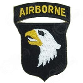 101st Airborne Screaming Eagles Patch - White Tongue - Epic Militaria