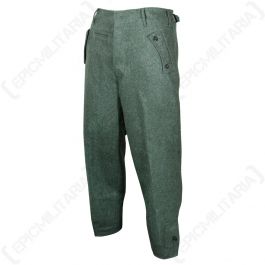 Buy WW2 German M43 Field Grey Wool Trousers - Epic Militaria