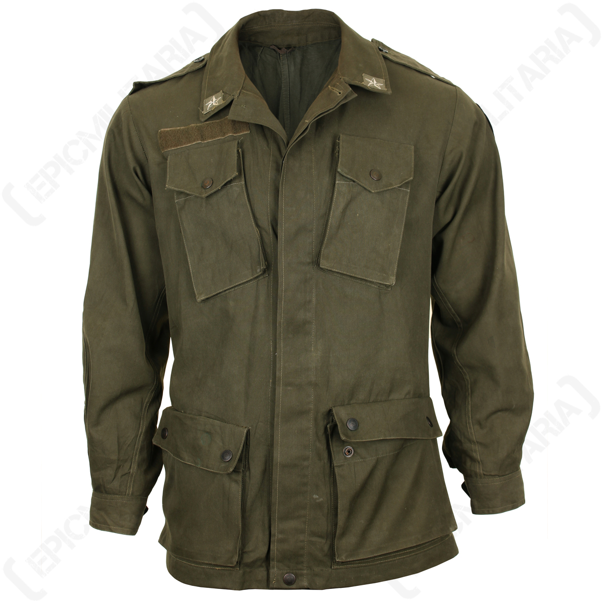 Original Italian Field Jacket - Olive Drab - Epic Militaria